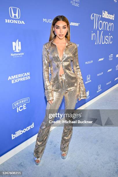 Chantel Jeffries at Billboard Women In Music held at YouTube Theater on March 1, 2023 in Los Angeles, California.