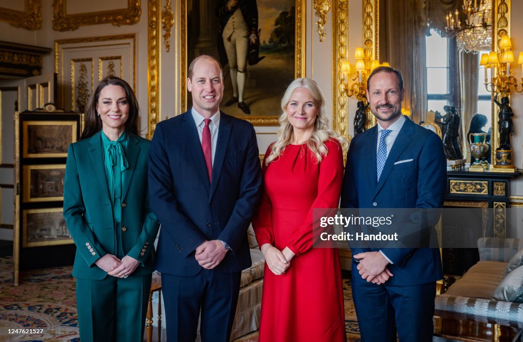 Crown Prince Haakon And Crown Princess Mette-Marit Visit England - Day 2