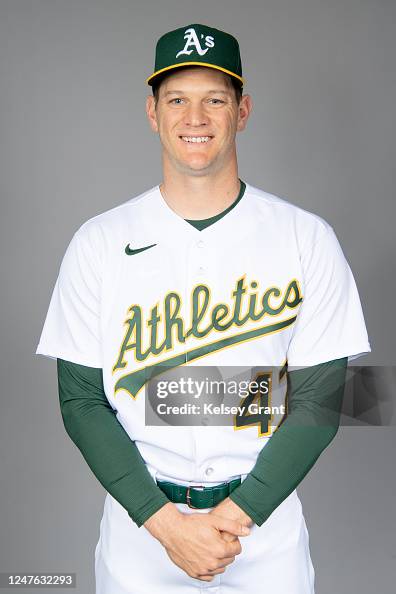 Drew Rucinski Drew Rucinski of the Oakland Athletics poses for a photo during the ...