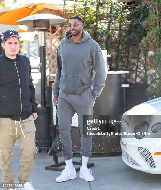 Tristan Thompson is seen on March 02, 2023 in Los Angeles, California.