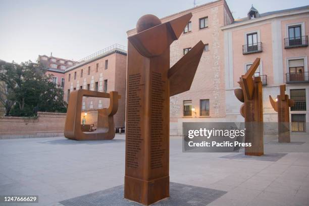 The memorial dedicated to the 549 Madrid deportees to the Nazi concentration camp in Mauthausen. Located in the square behind the Casa de la Villa,...