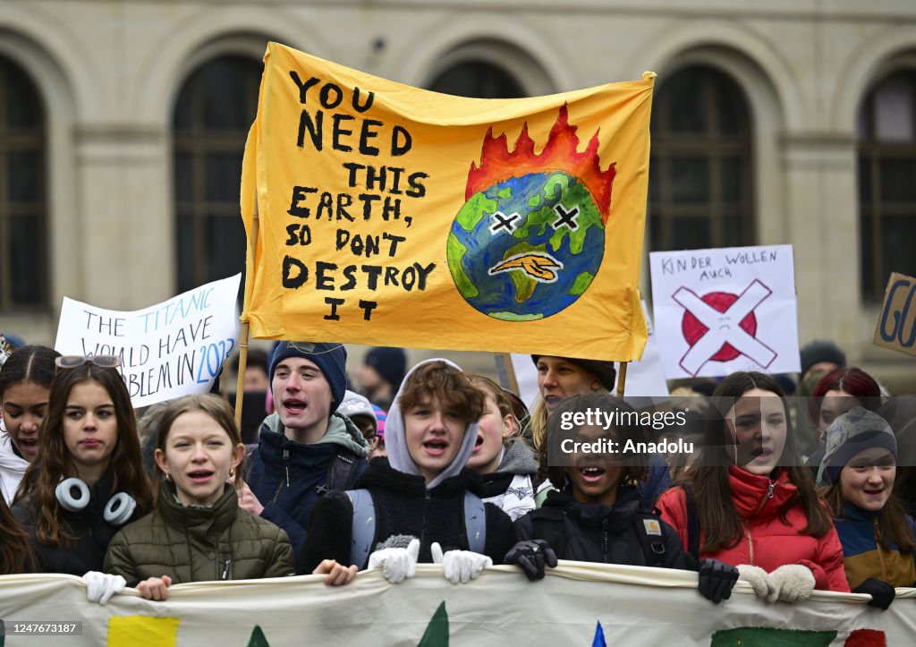 Demonstration for more action on climate change in Germany