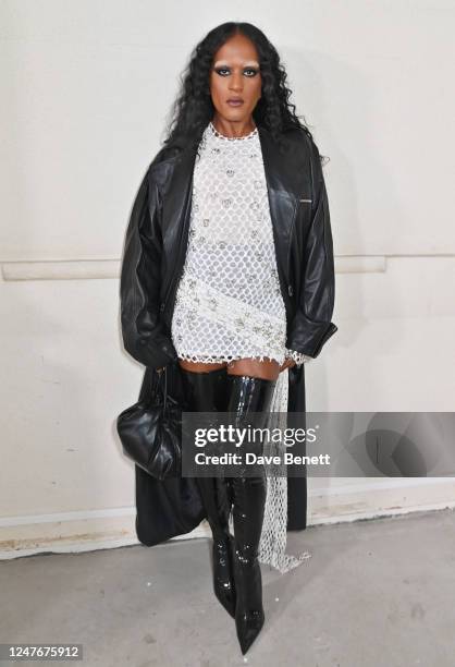 Richie Shazam attends the Nina Ricci Womenswear Fall Winter 2023-2024 show as part of Paris Fashion Week on March 3, 2023 in Paris, France.