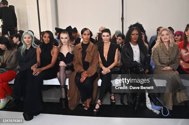 Susanna Lau aka Susie Bubble, Tina Leung, Ciara, Kiernan Shipka, Sabrina Elba, Lisa Rinna, Richie Shazam and AJ Michalka attend the Nina Ricci...