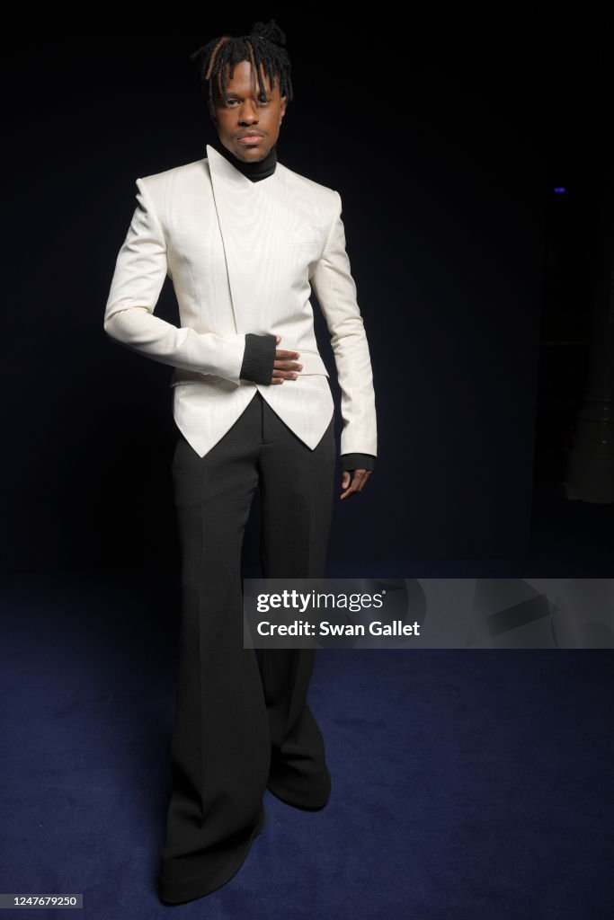 Jeremy Pope at Balmain Fall 2023 Ready To Wear Runway Show on March ...