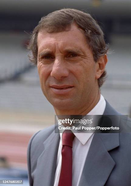 Argentina head coach Carlos Bilardo prior to the 1986 FIFA World Cup Group A match between Argentina and South Korea at the Estadio Olympico...