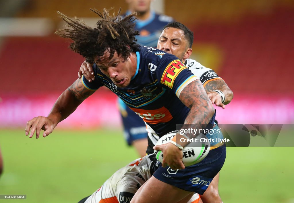NRL Rd 4 - Titans v Tigers