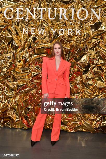 Grier Hammond Henchy at the opening of Centurion New York, American Express new luxurious destination designed for Centurion Card Members on March...