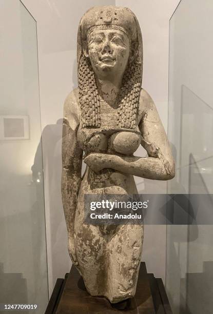 An inside view of the Alexandria National Museum in Alexandria, Egypt on March 02, 2023. Alexandria National Museum hosts 1600 historical artifacts...