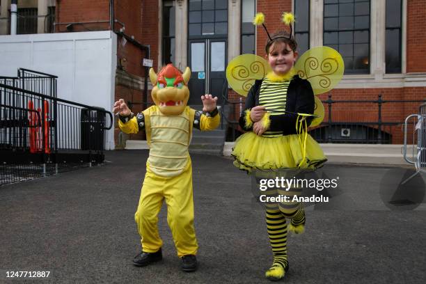 Cosplayers attend London Comic Con Spring show at Olympia London, United Kingdom on March 04, 2023.