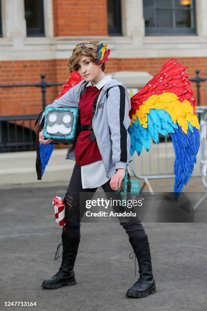 Cosplayers attend London Comic Con Spring show at Olympia London, United Kingdom on March 04, 2023.