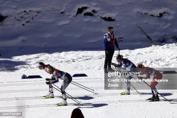 General view during the FIS Nordic World Ski Championships Cross Country Women's 30 km Mass Start on March 4, 2023 in Planica, Slovenia.