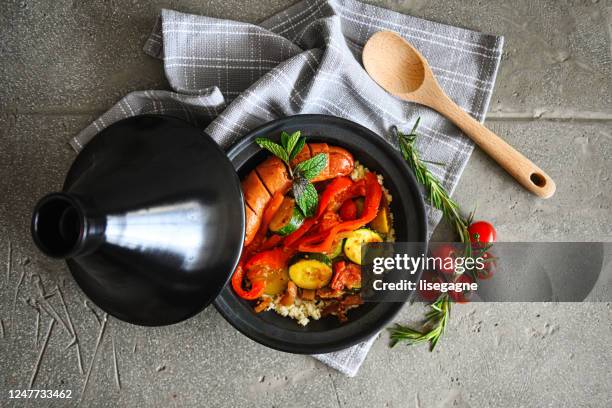 diverse keto dishes - tajine stock pictures, royalty-free photos & images