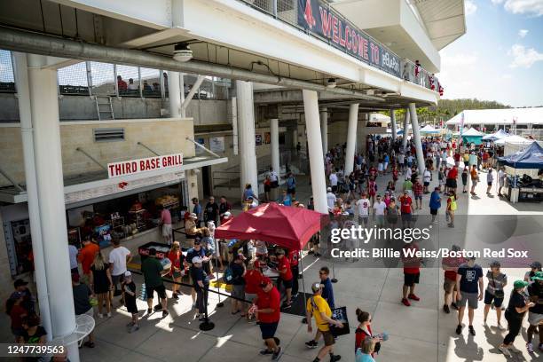 General view of the concourse during a Spring Training Grapefruit League game between the Boston Red Sox and the Houston Astros on March 4, 2023 at...