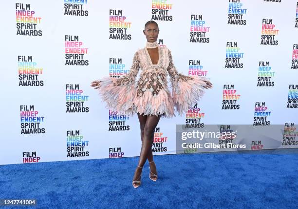 Jodie Turner-Smith at the 2023 Film Independent Spirit Awards held on March 4, 2023 in Santa Monica, California.