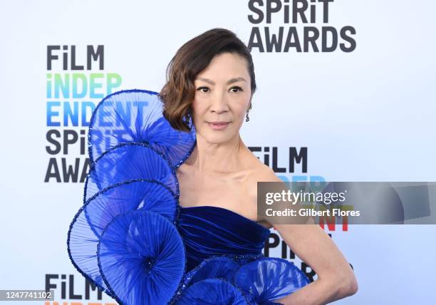 Michelle Yeoh at the 2023 Film Independent Spirit Awards held on March 4, 2023 in Santa Monica, California.