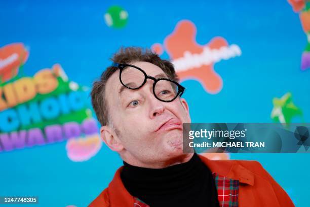 Actor and comedian Tom Kenny arrives for the 36th Annual Nickelodeon Kids' Choice Awards at the Microsoft Theater in Los Angeles, California, on...