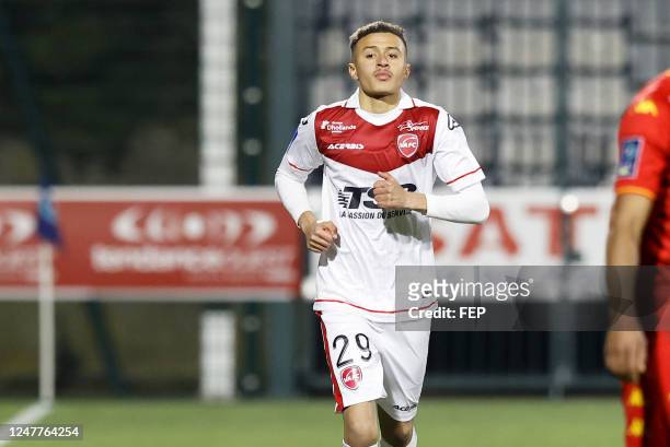 Salim BEN SEGHIR during the Ligue 2 BKT match between Quevilly Rouen and Valenciennes at Stade Mermoz on March 4, 2023 in Rouen, France.