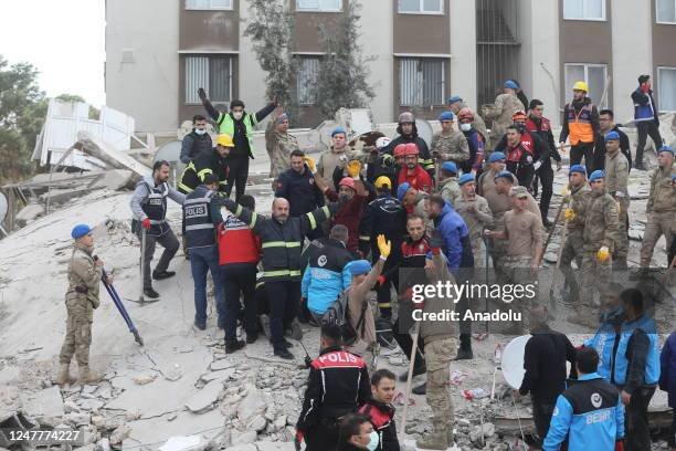 Six-storey building that had been damaged in previous earthquakes suddenly collapsed in Turkiye's southeastern province of Sanliurfa on Sunday, March...