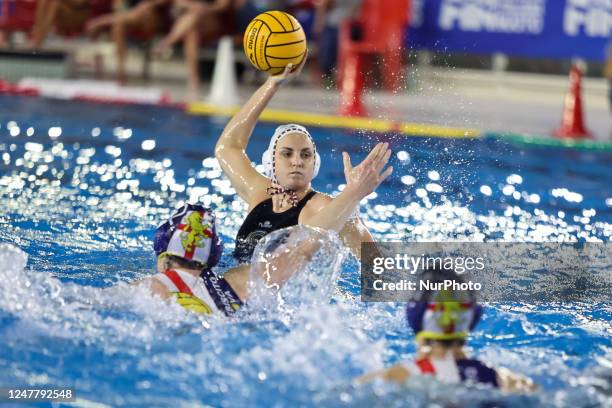 Bronte Riley Halligan during the Italian Women's Coppa Italia waterpolo match Final 1st/2nd place - Ekipe Orizzonte vs Plebiscito Padova on March 05,...