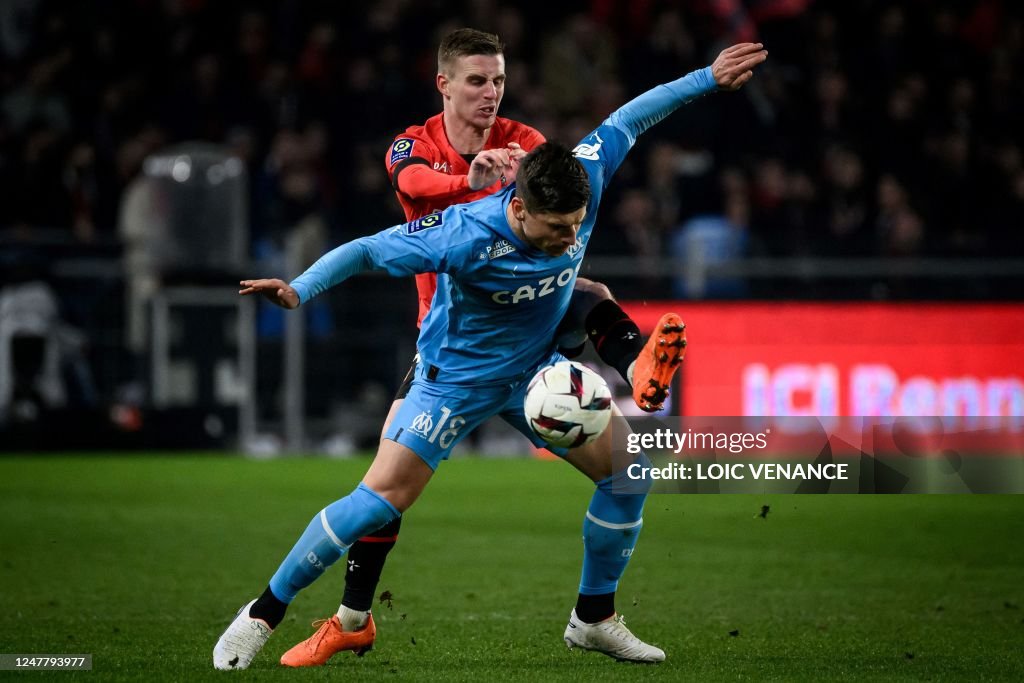 TOPSHOT-FBL-FRA-LIGUE1-RENNES-MARSEILLE