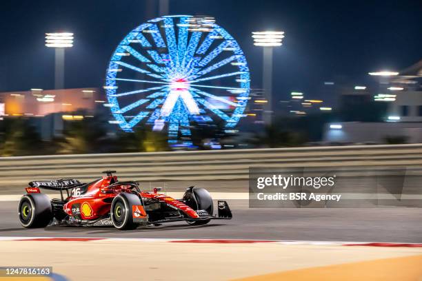 Charles Leclerc, Ferrari SF-23 during the Bahrain Grand Prix at Bahrain International Circuit on Sunday March 05, 2023 in Sakhir, Bahrain.