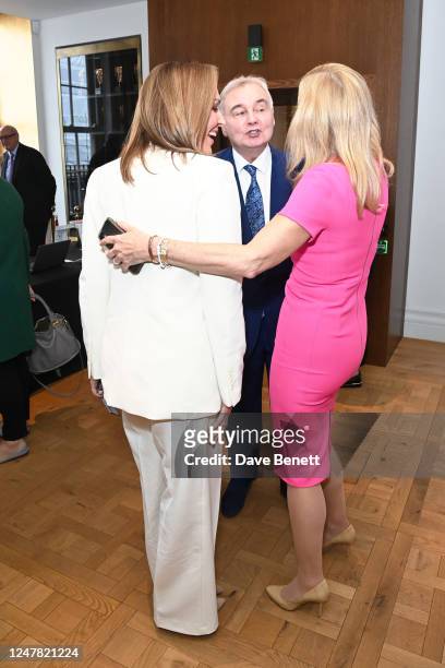 Isabel Webster and Eamonn Holmes attend Turn The Tables 2023 hosted by Tania Bryer and James Landale in aid of Cancer Research UK at BAFTA 195...