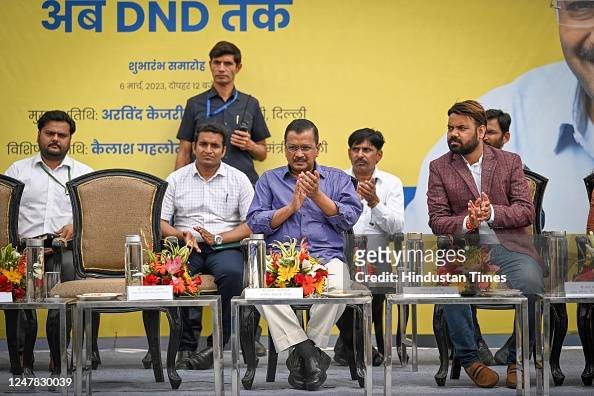 Delhi Chief Minister Arvind Kejriwal during inauguration of Ashram... News  Photo - Getty Images