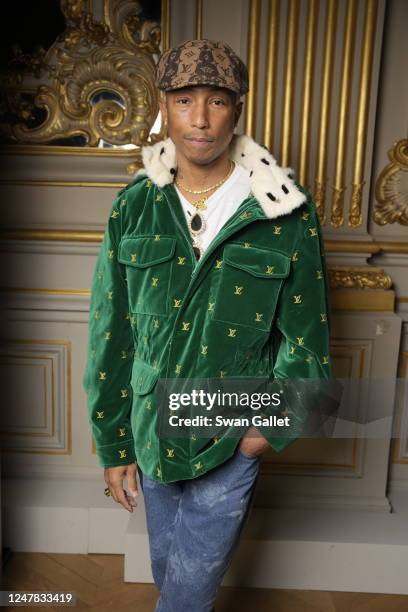 Pharrell Williams at Louis Vuitton Fall 2023 Ready To Wear Runway Show on March 6, 2023 at the Musee dOrsay in Paris, France.