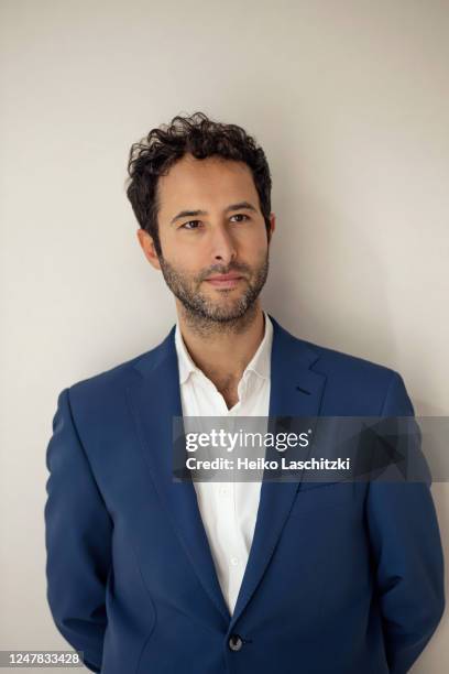 Filmmaker Antonio Bigini poses for a portrait on February 19, 2023 in Berlin, Germany.