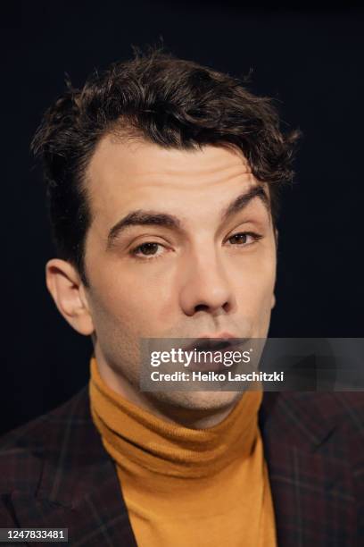 Actor Jay Baruchel poses for a portrait on February 17, 2023 in Berlin, Germany.