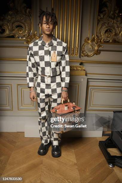 Jaden Smith at Louis Vuitton Fall 2023 Ready To Wear Runway Show on March 6, 2023 at the Musee dOrsay in Paris, France.