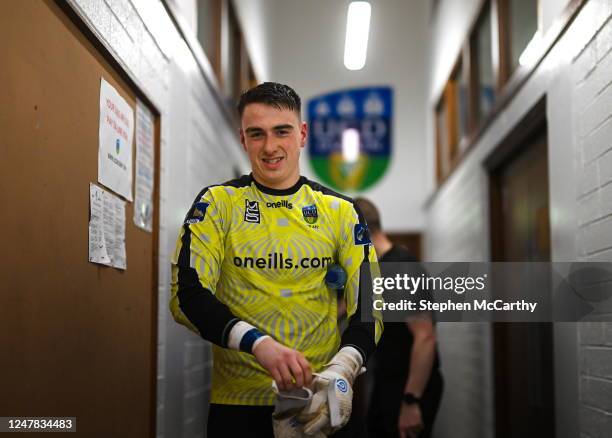Dublin , Ireland - 6 March 2023; UCD goalkeeper Lorcan Healy before the SSE Airtricity Men's Premier Division match between UCD and Derry City at the...