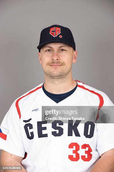 Matej Remic Matej Mensik of Team Czech Republic poses for a photo during the Team ...