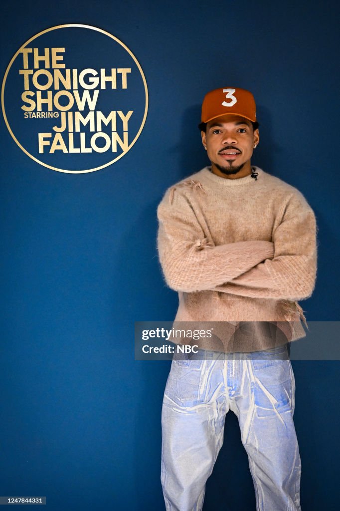Chance The Rapper poses backstage on Monday, March 6, 2023 -- News ...