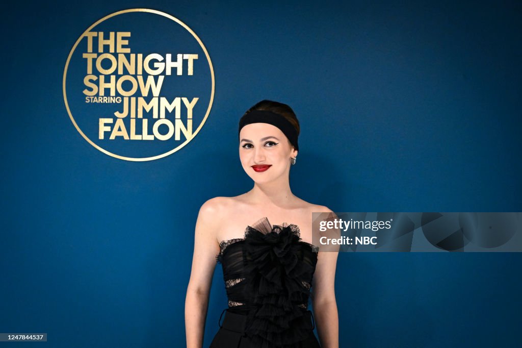 Actress Maude Apatow poses backstage on Monday, March 6, 2023 -- News