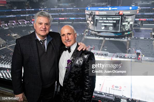 Kings Color Commentator Los Angeles Kings Radio Play-by-Play Announcer Nick Nickson and Radio ...