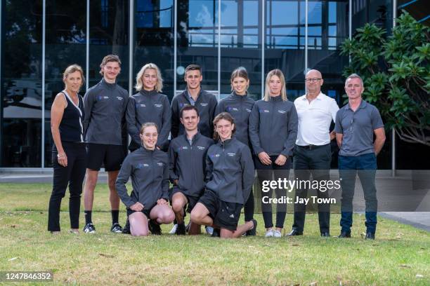 Apprentice jockeys, Beau Treloar, Caitlin Hollowood, Logan Bates, Jordyn Weatherley, Thomas Spillane, Lauren Burke, Luke Cartwright, and Sarah Field,...