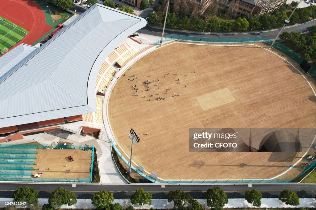 Asian Games Cricket Ground In Hangzhou