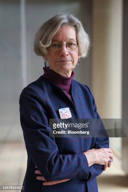 Catherine Mann, member of the monetary policy committee at the Bank of England , following a Bloomberg Television interview in London, UK, on...