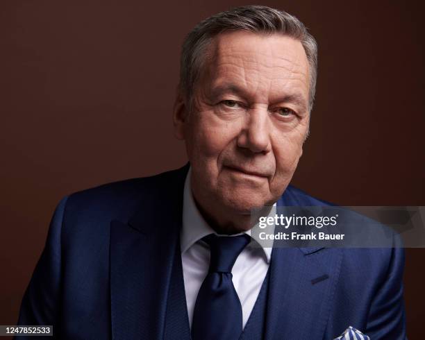 Singer Roland Kaiser is photographed Heyne publishing on February 15, 2021 in Berlin, Germany.