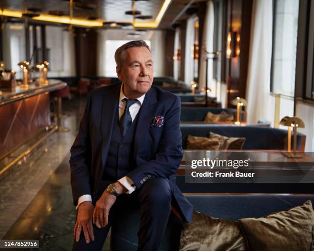 Singer Roland Kaiser is photographed Heyne publishing on February 15, 2021 in Berlin, Germany.