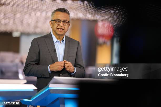 Victor Khosla, chief investment officer of Strategic Value Partners LLC, during a Bloomberg Television interview in London, UK, on Tuesday, March 7,...