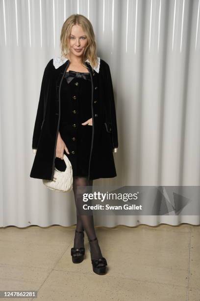 Kylie Minogue at Miu Miu Fall 2023 Ready To Wear Runway Show on March 7, 2023 at the French Economic, Social and Environmental Council in Paris,...