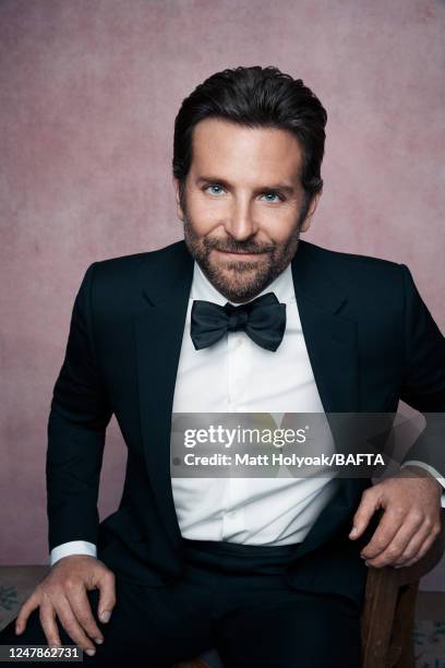 Actor Bradley Cooper is photographed at BAFTA's EE British Academy Film Awards on February 10, 2019 in London, England.