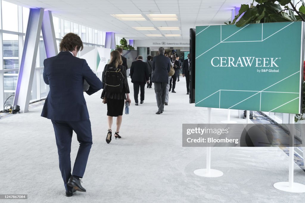 Interpass Ceraweek Attendees during the 2023 CERAWeek by S&P Global conference in... News ...