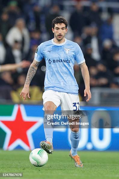 Danilo Cataldi of SS Lazio controls the ball during the UEFA Europa ...