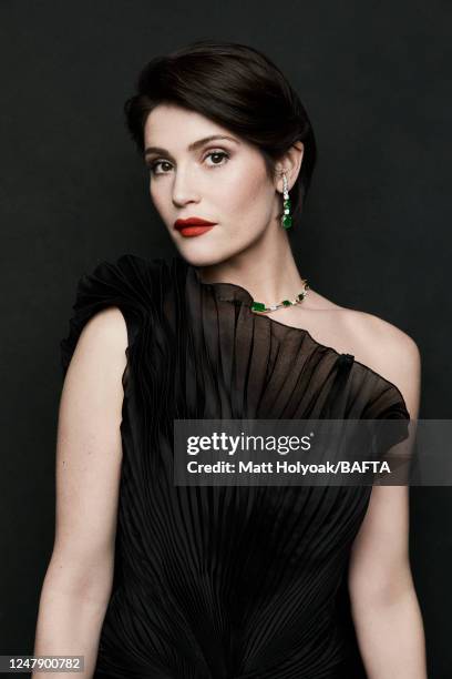 Actor Gemma Arterton is photographed for BAFTA on February 18, 2018 in London, England.