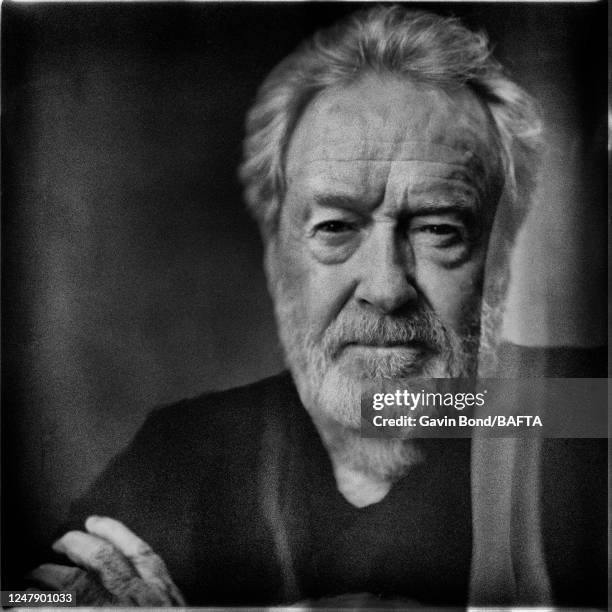 Film director Ridley Scott is photographed for BAFTA on February 18, 2018 in London, England.