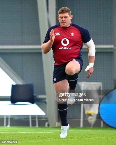 Dublin , Ireland - 8 March 2023; Tadhg Furlong during Ireland rugby squad training at the IRFU High Performance Centre at the Sport Ireland Campus in...